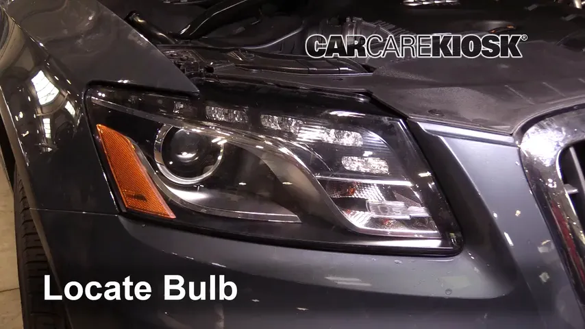 2011 Audi Q5 Premium Plus 2.0L 4 Cyl. Turbo Lights Highbeam (replace bulb)
